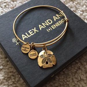 Alex and Ani sand dollar bangle